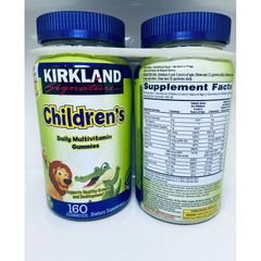 Kẹo dẻo bổ sung vitamin tổng hợp cho bé Kirkland Children's Multivitamin 160 viên - Small Family
