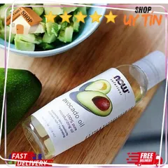 Dầu Bơ Dưỡng Ẩm 100% Nguyên Chất NOW Solutions 118ml - Tinh Dầu Bơ Dưỡng Da, Tóc, Làm Mịn, Chống Lão Hóa