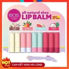 Son Dưỡng Môi EOS Dạng Thỏi 4g - Hương Việt Quất, Dưỡng Ẩm Hiệu Quả, An Toàn Cho Môi - Hàng Mỹ Chính Hãng