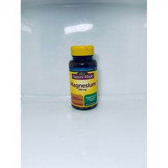 Viên uống bổ sung Magie Nature Made Magnesium Citrate 250mg 180 viên - Hỗ trợ sức khỏe xương và tâm trạng, giảm stress và lo âu