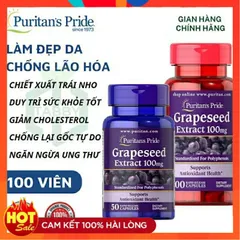 Viên uống đẹp da, chống lão hoá Grapeseed Extract 100mg - Small Family