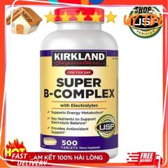  Viên tổng hợp Kirkland Super B-Complex 500 viên - Small Family