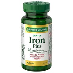 [Date 03/27] Viên uống Sắt Iron 28mg - 65mg Nature's Bounty - Small Family