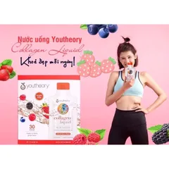 Nước Uống Bổ Sung Collagen Vị Dâu Youtheory Collagen Liquid Berry Flavor 30ml - Small Family