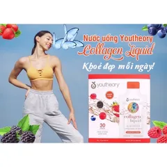 Nước Uống Bổ Sung Collagen Vị Dâu Youtheory Collagen Liquid Berry Flavor 30ml - Small Family