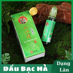Dầu Bạc Hà Dạng Lăn 12ml - Tinh Dầu Nguyên Chất Giúp Giảm Đau, Mỏi Cơ Và Căng Thẳng, Thư Giãn Ngủ Ngon Hơn