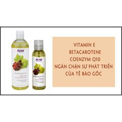 Dầu Hạt Nho Now Grapeseed Oil 100% Nguyên Chất - Dưỡng Da Nhạy Cảm, Khắc Phục Da Khô, Chống Lão Hóa, Không Gây Mụn