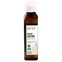 Dầu Thầu Dầu Hữu Cơ Aura Cacia Castor Oil - Dưỡng Da & Tóc Mượt Mà, Chất Lượng Từ Mỹ, An Toàn Cho Da Nhạy Cảm
