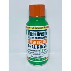Nước Súc Miệng TheraBreath Fresh Breath - Ngăn Ngừa Sâu Răng, Giảm Vôi Răng, Chống Hôi Miệng 24 Giờ - Chăm Sóc Răng Miệng Chuyên Nghiệp