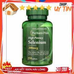 Viên Uống Selenium 200 mcg - Hỗ Trợ Tim Mạch, Tăng Cường Miễn Dịch, Chống Oxy Hóa - Puritan's Pride