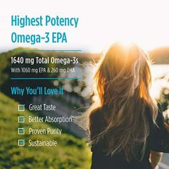 Viên uống bổ sung omega 3, EPA hỗ trợ tim mạch, tăng sức đề kháng Nordic Naturals 389692