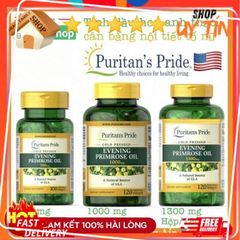 Viên uống tinh dầu hoa anh thảo Puritan's Pride 500mg_1000mg_1300mg - Cân bằng nội tiết tố, cải thiện sức khỏe nữ giới, làm đẹp da và tóc