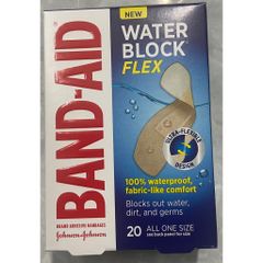 Băng Cá Nhân BAND-AID Chính Hãng Mỹ - Vải Co Giãn & Chống Nước, Thoải Mái, Êm Dịu Da, 20 Miếng Lớn Dành Cho Trẻ Em & Người Lớn Tuổi