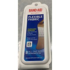 Băng Cá Nhân BAND-AID Chính Hãng Mỹ - Vải Co Giãn & Chống Nước, Thoải Mái, Êm Dịu Da, 20 Miếng Lớn Dành Cho Trẻ Em & Người Lớn Tuổi