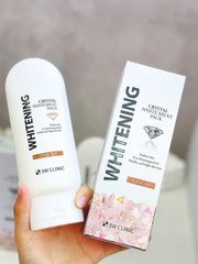Kem Kích Trắng 3W Clinic Crystal White Milky Pack 200g - Dưỡng Sáng Da Body, Mềm Mịn, làm Trắng Da Tự Nhiên