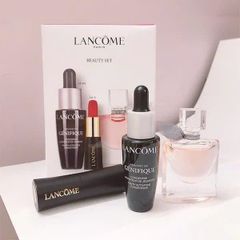 Set Nước Hoa La Vie Est Belle 4ml, Serum Génifique 10ml & Son L’Absolu Rouge Drama Matte 505 - Bộ Quà Tặng Mỹ Phẩm Sang Trọng