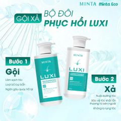 Combo Dầu Gội Xả Phục Hồi LUXI 500ml - Giúp Làm Sạch Da Đầu, Nuôi Dưỡng Tóc Khỏe Mạnh, Mềm Mượt và Giảm Gãy Rụng Tóc