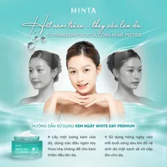 Kem Dưỡng Trắng Chống Nắng Minta White Day Premium 50g - Dưỡng Sáng Da, Ức Chế Melanin, Cấp Ẩm, SPF30+ Bảo Vệ UVA/UVB
