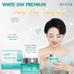 Kem Dưỡng Trắng Chống Nắng Minta White Day Premium 50g - Dưỡng Sáng Da, Ức Chế Melanin, Cấp Ẩm, SPF30+ Bảo Vệ UVA/UVB