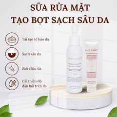 Sữa Rửa Mặt Tạo Bọt Muối Biển Oải Hương & Bạc Hà Sasy n Savy - Sạch Sâu, Phù Hợp Da Dầu, Hương Thơm Tươi Mát 100mL