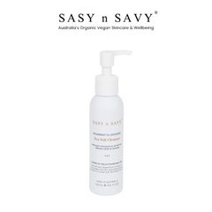Sữa Rửa Mặt Tạo Bọt Muối Biển Oải Hương & Bạc Hà Sasy n Savy - Sạch Sâu, Phù Hợp Da Dầu, Hương Thơm Tươi Mát 100mL