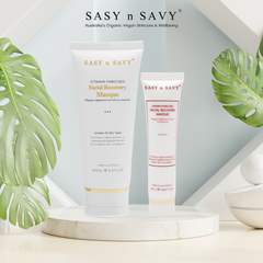 Mặt Nạ Cấp Ẩm Phục Hồi Hữu Cơ Sasy n Savy - Dưỡng Da Giàu Vitamin, Chống Oxy Hóa, Tái Tạo Làn Da Rạng Rỡ 100ml