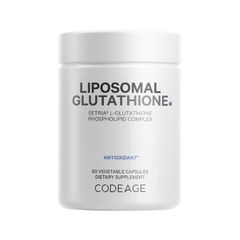 Viên Uống Trị Nám Tàn Nhang Codeage Liposomal Glutathione 500mg - Hộp 60 Viên - Hỗ Trợ Làm Trắng Da, Thải Độc Gan