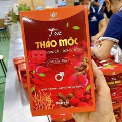 ( MUA 2 TẶNG 1) Trà Thảo Mộc Đông Trùng Hạ Thảo Mộc Tâm - Hỗ Trợ Bổ Thận, Tăng Sức Bền & Cường Độ, Phù Hợp Nam Giới, Trà Giải Khát Tự Nhiên