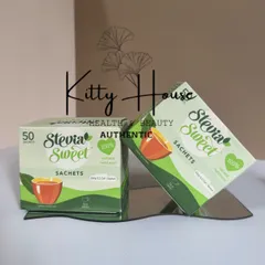 Đường Cỏ Ngọt SteviaSweet 50 Gói - Vị Ngọt Tự Nhiên, Ít Calo Thích Hợp Cho Đồ Uống Và Thực Phẩm Dịu Ngọt
