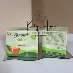 Đường Cỏ Ngọt SteviaSweet 50 Gói - Vị Ngọt Tự Nhiên, Ít Calo Thích Hợp Cho Đồ Uống Và Thực Phẩm Dịu Ngọt