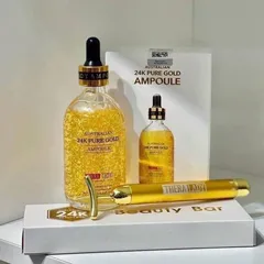 (Tặng kèm Thanh lăn) Serum vàng  24k Pure Gold Ampoule 100ml Úc