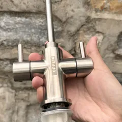 Vòi Nước Hoa Sen OPPEIN Inox 304 - Vòi Đôi Nóng Lạnh Chất Lượng Cao Dành Cho Máy Lọc Nước RO - Tiện Lợi và Sang Trọng