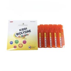 Siro Kiddy Biolysine 120ml - Thực phẩm chức năng hỗ trợ miễn dịch, giúp trẻ ăn ngon miệng và tăng cường sức khỏe