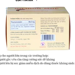 Nilidon-MDP Bổ sung Thymomodulin Tăng Cường Sức Đề Kháng - Thực Phẩm Chức Năng Hỗ Trợ Miễn Dịch 100 Viên Nang