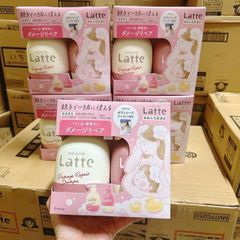 Cặp Dầu Gội Xả Latte Kracie Nội Địa Nhật 400ml - Chăm Sóc Tóc Chất Lượng, Phục Hồi Tóc Hư Tổn, Dưỡng Ẩm Mềm Mượt