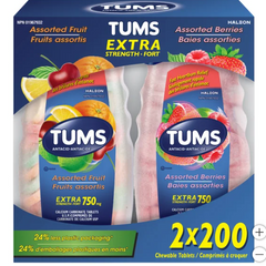 Viên nhai hỗ trợ tiêu hóa Tums Extra Strength hộp 200 viên - Hàng