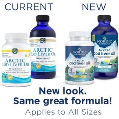 Dầu Gan Cá Tuyết Bắc Cực Nordic Naturals - Viên Uống 180 Viên Hỗ Trợ Tim Mạch và Miễn Dịch, Vị Chanh Ngon