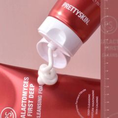 Sữa Rửa Mặt Galactomyces First Deep Cleansing Foam Prettyskin 150ml - Làm Sạch Da Sâu, Cấp Ẩm và Làm Sáng Da Tay Nghe Mềm Mại