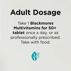 Viên Uống Bổ Sung Vitamin Blackmores Multivitamin Dành Cho Người Trên 50 Tuổi - Hỗ Trợ Sức Khỏe Tối Ưu Và Tăng Cường Năng Lượng 60 Viên