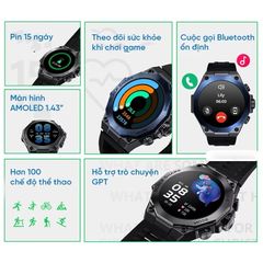 Đồng Hồ Thông Minh Black Shark S1 Pro - AMOLED 1.43