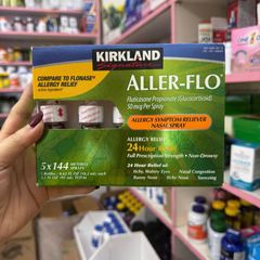 Xịt mũi Kirkland Aller-Flo Allergy Relief 50mcg – giảm nghẹt mũi, viêm xoang, dị ứng hiệu quả