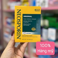 Neosporin Original Ointment 28.3g - Kem Kháng Khuẩn Hỗ Trợ Làm Lành Vết Thương, Ngăn Nhiễm Trùng, Sản Phẩm Chăm Sóc Vết Thương Hàng Mỹ