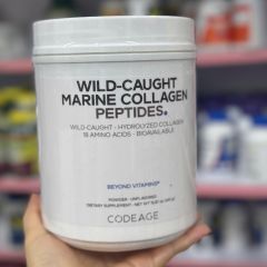 Collagen Cá Biển Nguyên Chất Codeage 450g - Hỗ Trợ Da Đẹp, Tóc Khỏe, Khớp Linh Hoạt - Peptide Collagen Tự Nhiên Mỹ