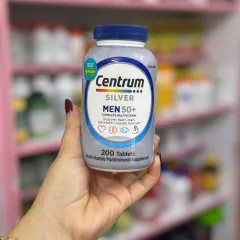 Vitamin Tổng Hợp Centrum Silver Dành Cho Nam Trên 50 Tuổi - 200 Viên Hỗ Trợ Sức Khỏe Tim Mạch, Tăng Cường Miễn Dịch, Bảo Vệ Mắt