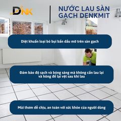 Nước Lau Sàn Denkmit Universal Glanz 1L - Sạch Bóng An Toàn, Không Paraben, Phù Hợp Gia Đình Có Trẻ Nhỏ - Sản Phẩm Nội Địa Đức