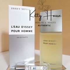 Nước Hoa Issey Miyake L'Eau d'Issey Pour Homme 10ml - Nước Hoa Nam Tinh Khiết, Hương Gỗ Tươi Mát, Tự Tin và Để Lại Ấn Tượng