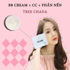 Kem Nền Trang Điểm Dưỡng Da Tree Chada Thái Lan SPF 50+ - Bật Tone Da, Mịn Màng Không Khuyết Điểm, Thay Thế BB CC Cream 50g