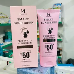Kem Chống Nắng Hanacom 65g - SPF50/PA++++, Dưỡng Da, Nâng Tông, Kiềm Dầu, Ngăn Ngừa Lão Hóa, Cho Tất Cả Loại Da