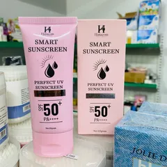 Kem Chống Nắng Hanacom 65g - SPF50/PA++++, Dưỡng Da, Nâng Tông, Kiềm Dầu, Ngăn Ngừa Lão Hóa, Cho Tất Cả Loại Da