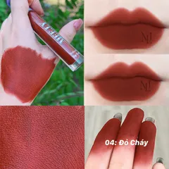 Son Kem Lì Melly Đỏ Cháy - Son Dưỡng Thiên Nhiên Siêu Mịn, An Toàn Cho Mẹ Bầu & Mẹ Bỉm, Giữ Ẩm Lâu Trôi, Không Chì